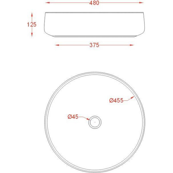Раковина-чаша ArtCeram Cognac 50 см COL002 01 00 bi - фото 4