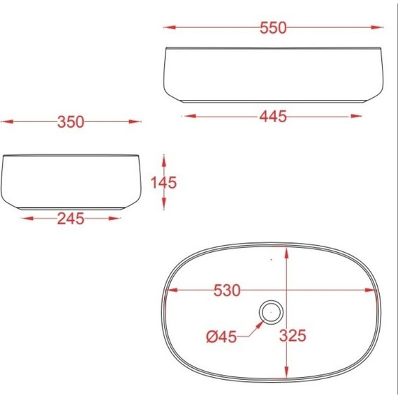 Раковина-чаша ArtCeram Cognac 55 см COL003 12 00 giallo zinco - фото 3