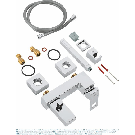 Смеситель для ванны Grohe Eurocube 23141000 - фото, картинка 5 Смеситель для ванны Grohe Eurocube 23141000 - фото 5