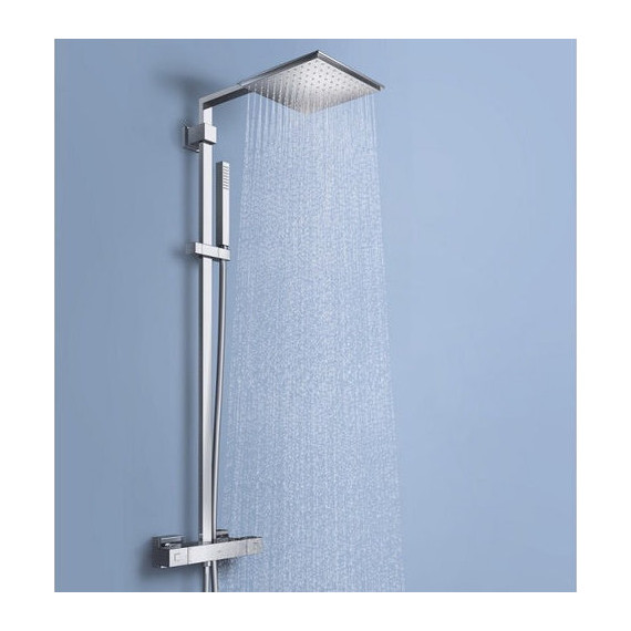 Душевая стойка с термостатом Grohe Euphoria Cube System 230 26087000 - фото, картинка 4 Душевая стойка с термостатом Grohe Euphoria Cube System 230 26087000 - фото 4