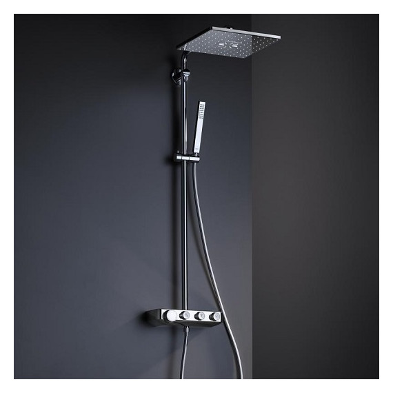 Душевая стойка с термостатом Grohe Euphoria SmartControl System 310 DUO 26508000 - фото 2