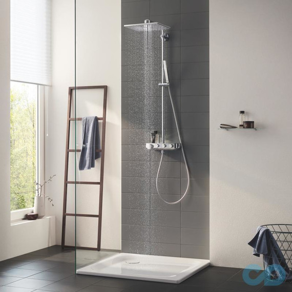 Душевая стойка с термостатом Grohe Euphoria SmartControl System 310 DUO 26508000 - фото 4