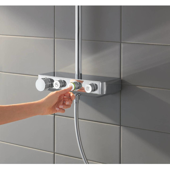 Душевая стойка с термостатом Grohe Euphoria SmartControl System 310 DUO 26508000 - фото 5