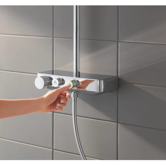 Душевая стойка с термостатом Grohe Euphoria SmartControl System 260 Mono 26509000 - фото 4