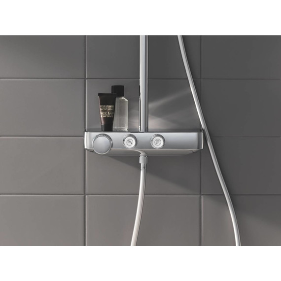 Душевая стойка с термостатом Grohe Euphoria SmartControl System 260 Mono 26509000 - фото 5