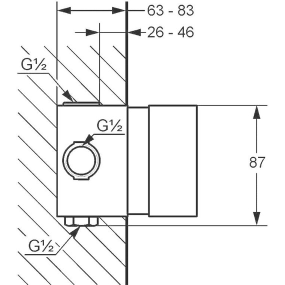 Встроенный термостат Kludi 35158 - фото 2