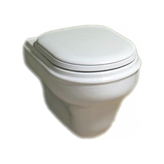 Унитаз подвесной Azzurra Charme CHVKSP000000BI с крышкой микролифт - фото 3