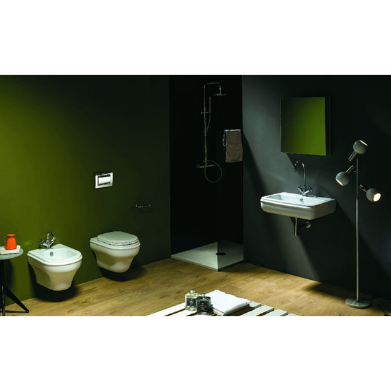 Унитаз подвесной Azzurra Charme CHVKSP000000BI с крышкой микролифт - фото 5