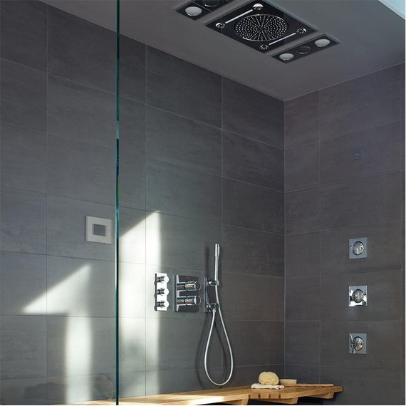 Верхний душ Grohe Rainshower F-series 27939001, 456х381 мм, латунь - фото 4