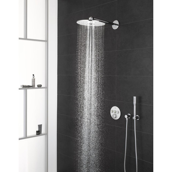 Верхний душ Grohe Rainshower SmartActive 26475LS0, 310 мм, белая луна - фото 4