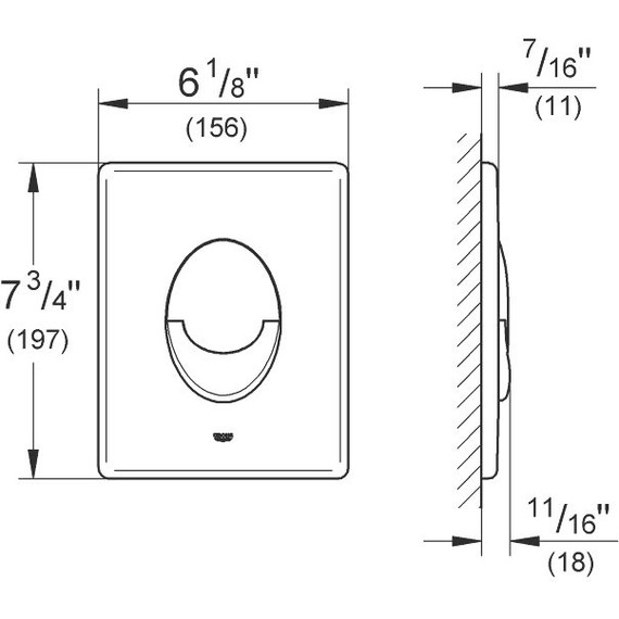 Кнопка смыва Grohe Skate Air 38505000 - фото 3