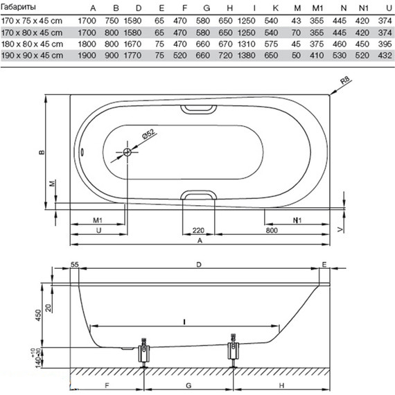 Ванна cтальная Bette Comodo 190х90 см 1252-000 PLUS AR - фото, картинка 6 Ванна cтальная Bette Comodo 190х90 см 1252-000 PLUS AR - фото 6