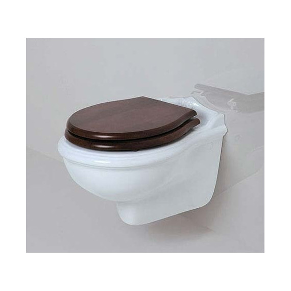 Унитаз подвесной Azzurra Jubilaeum JUVKSP000000BI с крышкой микролифт - фото 3