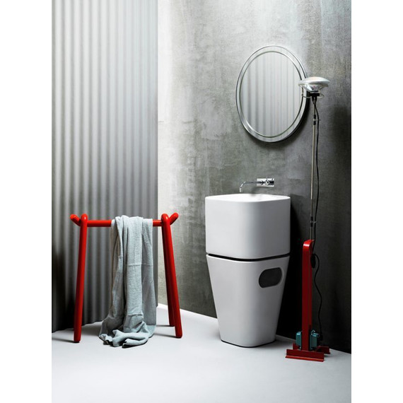 Раковина подвесная c бельевой корзиной Azzurra Tandem 45 см TALP04443T0M - фото 5