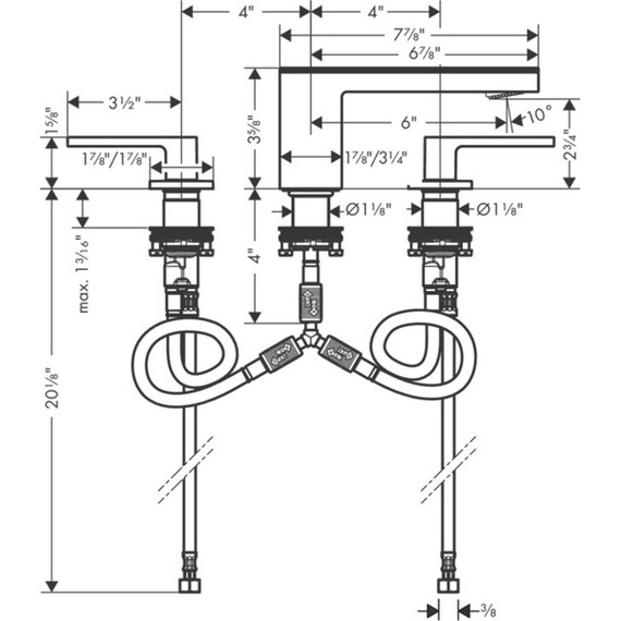 Смеситель для раковины Axor MyEdition 47052000, хром, Цвет производителя: хром - фото 2