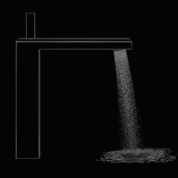 Смеситель для раковины высокий Axor MyEdition 47020000, хром/зеркальное стекло, Цвет производителя: хром, зеркальное стекло - фото 3