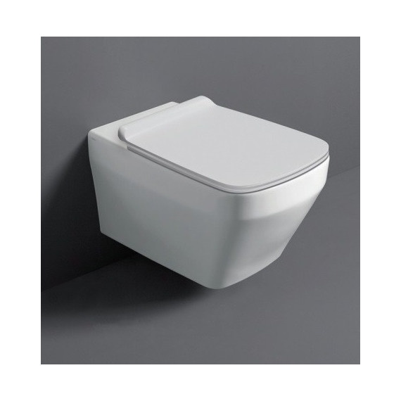 Унитаз подвесной безободковый Simas Baden Baden BB18bi - фото 