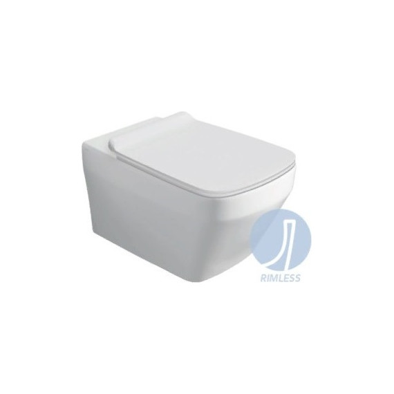 Унитаз подвесной безободковый Simas Baden Baden BB18bi - фото 3