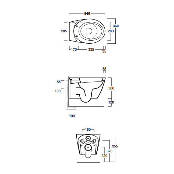 Унитаз подвесной Simas Bohemien BO18bi - фото, картинка 3 Унитаз подвесной Simas Bohemien BO18bi - фото 3