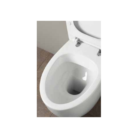 Унитаз подвесной безободковый Simas Bormio BR18bi - фото, картинка 4 Унитаз подвесной безободковый Simas Bormio BR18bi - фото 4