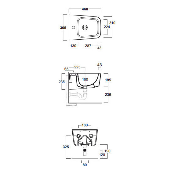 Биде подвесное Simas Degrade DE29bi*1 - фото, картинка 5 Биде подвесное Simas Degrade DE29bi*1 - фото 5