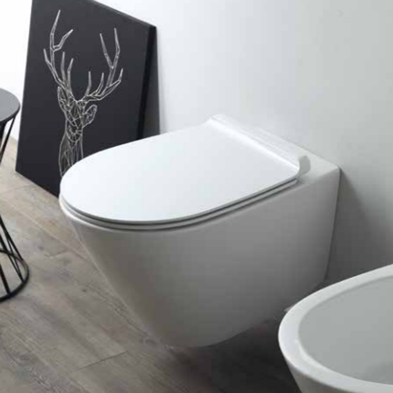 Унитаз подвесной безободковый Simas Gambassi GA18bi - фото 3