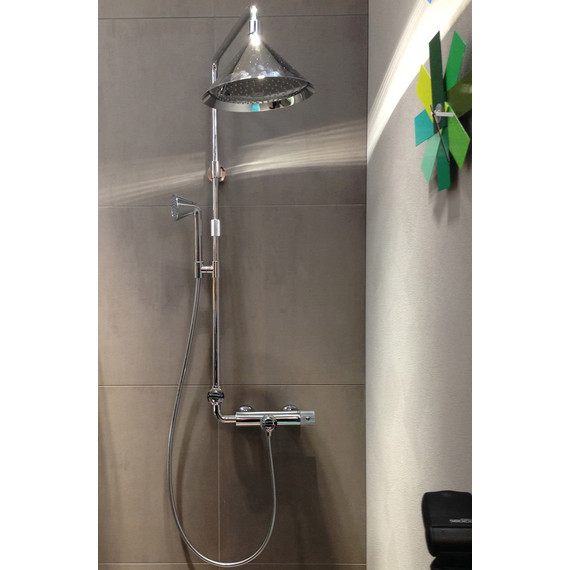 Душевая стойка с термостатом Axor Showerpipe Front 26020000 - фото 3