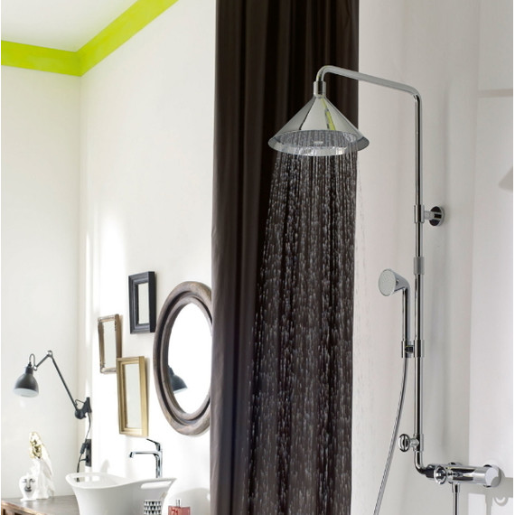 Душевая стойка с термостатом Axor Showerpipe Front 26020000 - фото 6