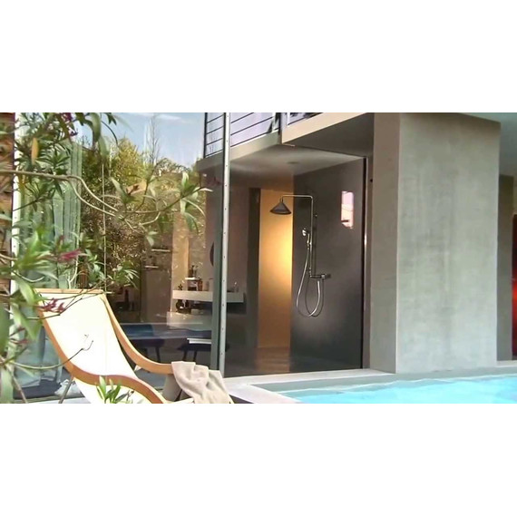 Душевая стойка с термостатом Axor Showerpipe Front 26020000 - фото 9