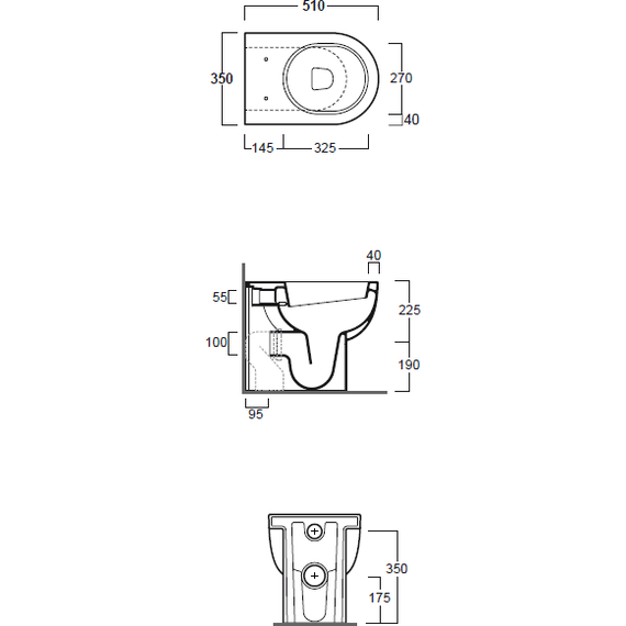 Унитаз приставной Simas E-Line EL01bi - фото 4