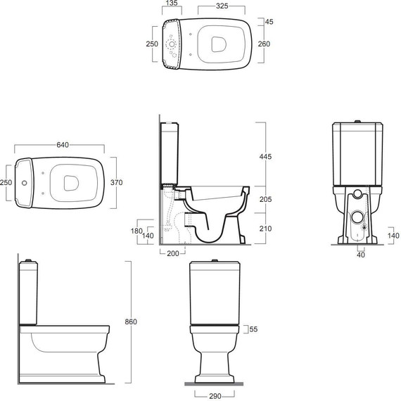 Унитаз-компакт Simas Evolution EVO07bi - фото 6