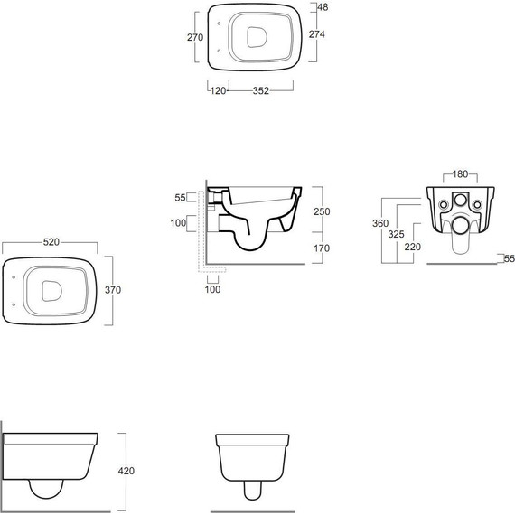 Унитаз подвесной Simas Evolution EVO18bi, Цвет производителя: белый - фото, картинка 6 Унитаз подвесной Simas Evolution EVO18bi, Цвет производителя: белый - фото 6