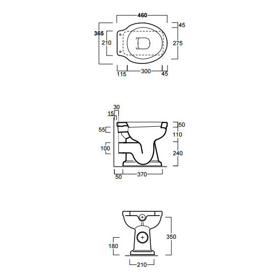 Унитаз приставной Simas Londra LO901bi - фото 4