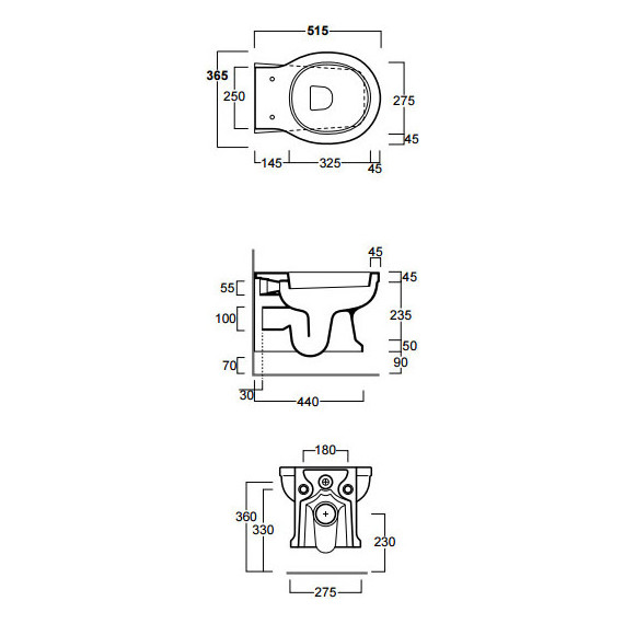 Унитаз подвесной Simas Londra LO918bi - фото, картинка 4 Унитаз подвесной Simas Londra LO918bi - фото 4