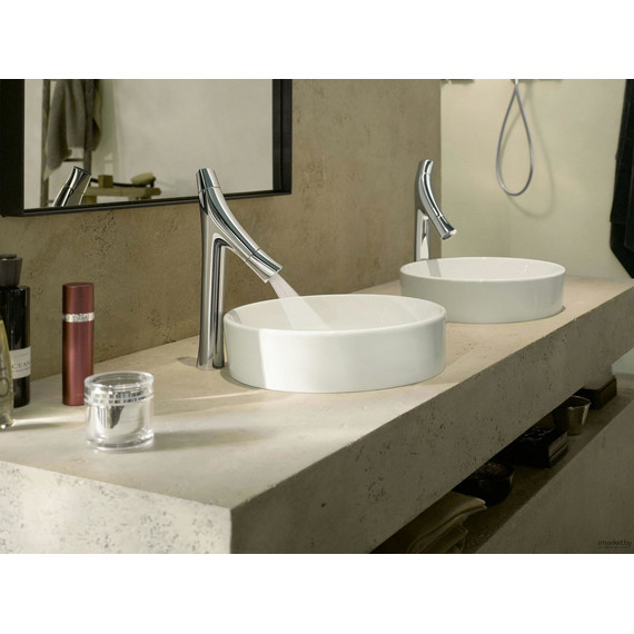 Смеситель для раковины высокий Axor Starck Organic 12013000 - фото, картинка 7 Смеситель для раковины высокий Axor Starck Organic 12013000 - фото 7