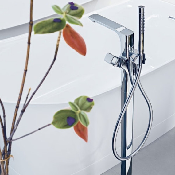 Смеситель для ванны с термостатом Axor Urquiola 11422000 - фото, картинка 3 Смеситель для ванны с термостатом Axor Urquiola 11422000 - фото 3