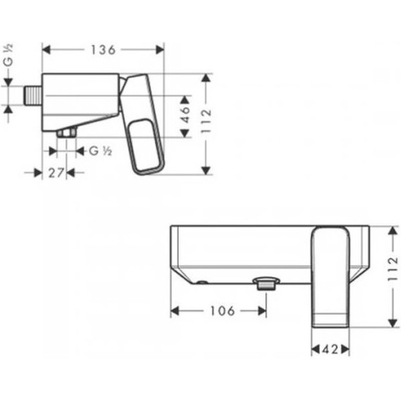Смеситель для душа Axor Urquiola 11620000 - фото 2
