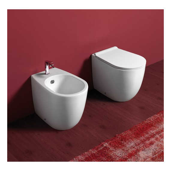 Унитаз приставной безободковый Simas Vignoni VI21bi - фото 4