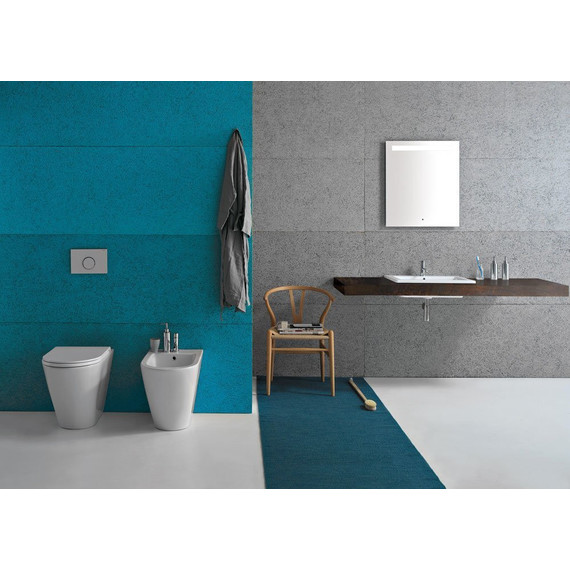 Биде напольное Globo Forty3 FO010.BI*1, глубина 520 мм - фото 4