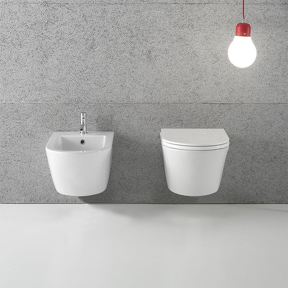 Биде подвесное Globo Forty3 FOS10.BI*1, глубина 520 мм - фото 5