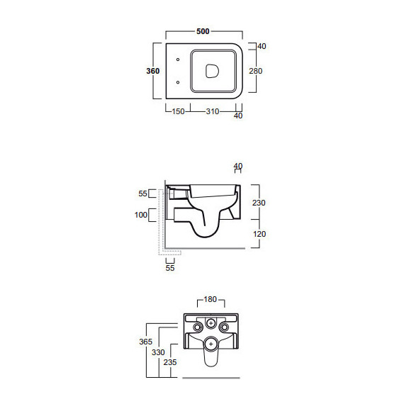 Унитаз подвесной безободковый Simas Flow FL63bi rimless - фото 4