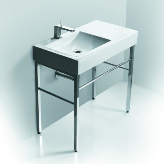 Раковина с консолью Simas Frozen 90 см FZ11bi*1 - фото 2