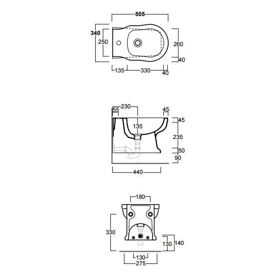 Биде подвесное Simas Londra LO919bi - фото 9