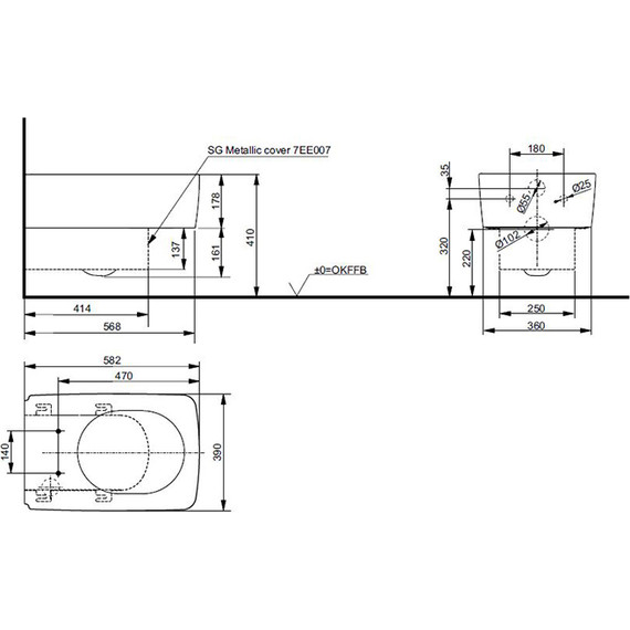 Унитаз подвесной безободковый Toto SG CW512YR+7EE0007 - фото 9