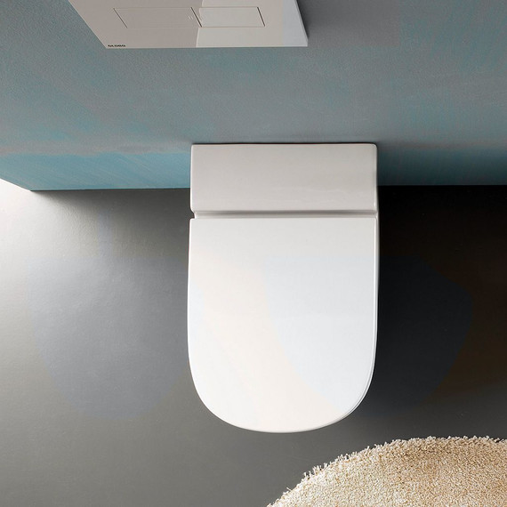 Унитаз приставной Globo Stockholm LA001.BI - фото 4