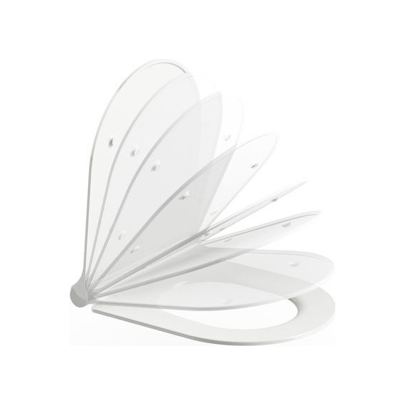 Сиденье с крышкой для унитаза Ravak Uni Chrome Slim дюропласт X01550 - фото, картинка 2 Сиденье с крышкой для унитаза Ravak Uni Chrome Slim дюропласт X01550 - фото 2