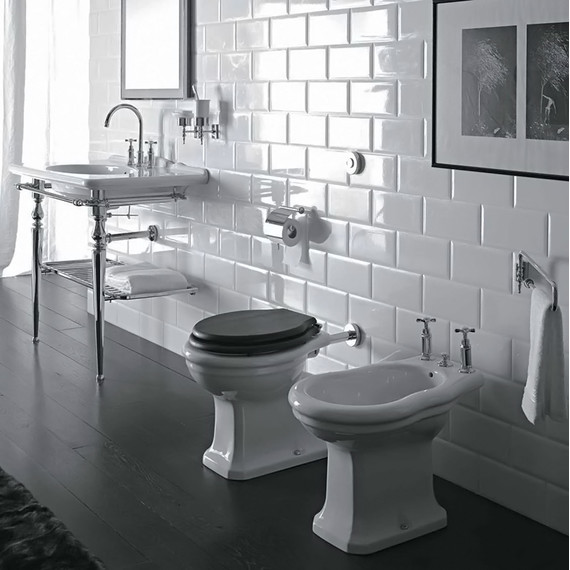 Унитаз приставной слив вертикальный Globo Paestum PA001.BI - фото 3