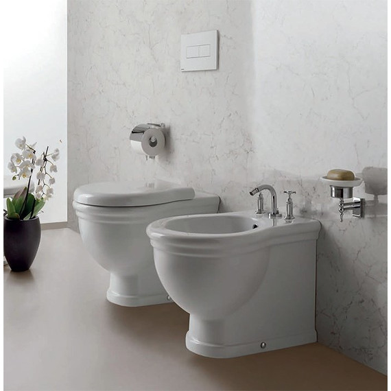 Унитаз приставной Globo Paestum PA025.BI - фото 3