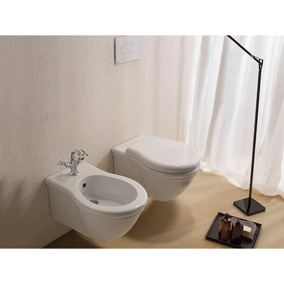 Унитаз подвесной Globo Paestum PAS03.BI - фото, картинка 4 Унитаз подвесной Globo Paestum PAS03.BI - фото 4