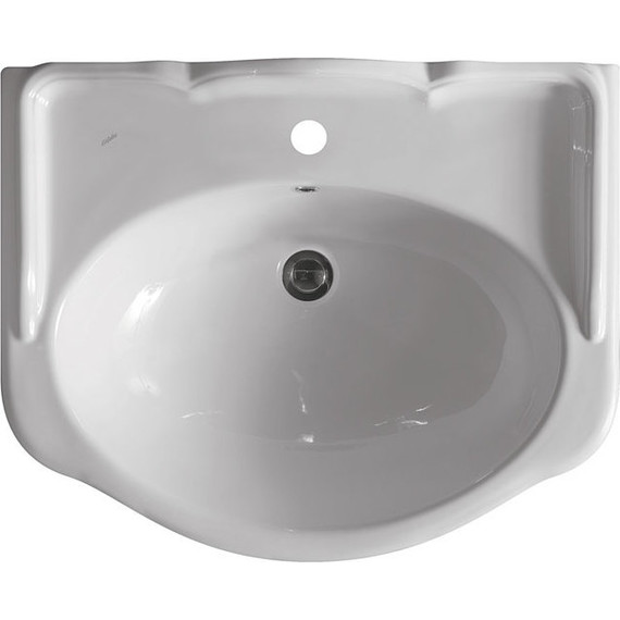 Раковина подвесная Globo Paestum 70 см PA006.BI*1 - фото, картинка 2 Раковина подвесная Globo Paestum 70 см PA006.BI*1 - фото 2